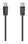5 Gbit/s Stecker USB A auf USB A 1,5 m  200624 (Schwarz) 