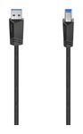 5 Gbit/s Stecker USB A auf USB B 1,5 m  200625 (Schwarz) 