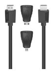 18 Gbit/s Stecker Gerade HDMI auf HDMI Typ A (Standard) 1,5 m  200705 (Schwarz) 