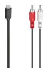 Stecker Cinch auf USB 1,5 m  200730 Audio-Kabel (Schwarz) 