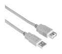 0,48 Gbit/s Stecker USB A auf USB A Buchse 3 m  200906 (Grau) 