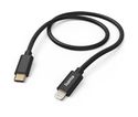Stecker Lightning auf USB C 1,5 m  201546 Fabric (Schwarz) 