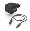 25 W Ladegerät  201623 (Schwarz) 