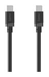 0,48 Gbit/s Stecker USB C auf USB C 1 m  201806 (Schwarz) 