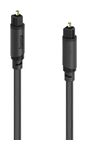 Stecker Toslink auf Toslink 3 m  202017 Audio-Lichtleiter-Kabel (Schwarz) 