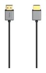 Hama Stecker Gerade HDMI auf HDMI Typ A (Standard) 1,5 m  205449 (Schwarz, Grau) f&uuml;r 13,96 Euro