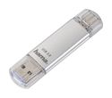 USB Type-A / USB Type-C Stick 128 GB  213109 C-Laeta (Silber) 