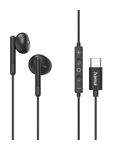 Hama In-Ear Kopfhörer Kabelgebunden USB Typ-C  221785 Classy (Schwarz) f&uuml;r 16,46 Euro