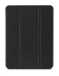 Folio für Apple iPad Air 11" (2024) bis 27,9 cm (11") Fallbeständigkeit, Staubresistent, Kratzresistent, Schockresistent mit Magnetverschluss (Schwarz, Transparent) 222099 Extreme Protect 