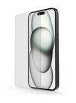 Klare Bildschirmschutzfolie gehärtetes Glas 9H für  Apple iPhone 15/15 Pro Schlagfest, Schlagfest, Kratzresistent 222703 Clear Protect 