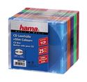 Hama CD Slim Box Pack of 25, Coloured f&uuml;r 20,46 Euro