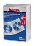 Hama Double DVD Jewel Case, 5, transparent f&uuml;r 6,79 Euro