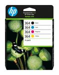 HP Druckerpatronen Schwarz, Cyan, Magenta, Gelb 6 ml 3 ml 300 Seiten Nr.364 f&uuml;r 78,49 Euro