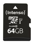 MicroSD Speicherkarte 64 GB U1 Klasse 10 3424490 Performance 