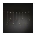 Konstsmide LED 1050 mm Warmweiß AC  4452-103 Lichtervorhang 8 Plexisterne (Transparent) f&uuml;r 13,99 Euro