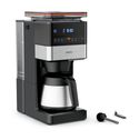 Krups 15 Tassen Thermo Filterkaffeemaschine  KT8428 Grind Aroma XL (Schwarz, Edelstahl) f&uuml;r 227,96 Euro