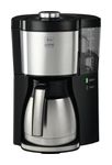 Melitta 10 Tassen Thermo Filterkaffeemaschine 1,2 l  1025-16 Look V Therm Perfection (Schwarz, Silber) f&uuml;r 101,96 Euro