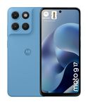 Motorola 128 GB Smartphone 17,1 cm (6.72") 2,0 GHz Android 50 MP Dual Kamera Dual Sim WiFi 5 (PANTONE Alaskan Blue) Moto G17 f&uuml;r 156,96 Euro