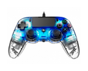 Wired Illuminated Compact Controller Analog / Digital Gamepad PC, PlayStation 4 Windows/PS4 Kabelgebunden (Blau, Transparent) 