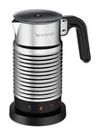Nespresso Milchaufschäumer Automatischer Milchaufschäumer/-wärmer ca. 120 ml  Aeroccino4 (Schwarz, Metallisch) f&uuml;r 88,96 Euro