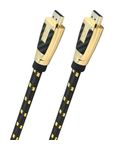 OEHLBACH 48 Gbit/s Stecker Gerade HDMI auf HDMI Typ A (Standard) 7,5 m  Carb Connect Ultra (Schwarz, Gold) f&uuml;r 401,00 Euro