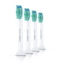 4 Stück  HX6014/87 ProResults Aufsteckbürsten (Weiß) 