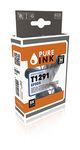 Pure Ink kompatible Druckerpatronen Schwarz 11,2 ml 402 Seiten 170745990040 T1291 f&uuml;r 7,99 Euro