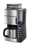 Russell Hobbs 10 Tassen Filterkaffeemaschine 1,0 l  25620-56 Grind and Brew (Grau / Edelstahl) f&uuml;r 144,96 Euro