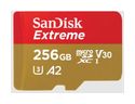 Sandisk MicroSDXC Speicherkarte 256 GB Class 1 (U1) Klasse 3 Extreme A2 f&uuml;r 61,99 Euro