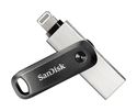 Sandisk USB Type-A / Lightning Stick 64 GB  iXpand Go (Schwarz, Silber) f&uuml;r 42,99 Euro