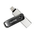 Sandisk USB Type-A / Lightning Stick 128 GB  iXpand Go (Schwarz, Silber) f&uuml;r 59,96 Euro