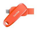 Sandisk USB Type-A / USB Type-C Stick 256 GB  Phone Drive (Orange) f&uuml;r 29,96 Euro