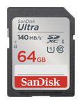 Sandisk SDXC Speicherkarte 64 GB Class 1 (U1) Klasse 10 Ultra U1 f&uuml;r 21,96 Euro