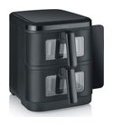 Severin Doppel Heißluftfritteuse 11 l 2800 W  FR2468 (Schwarz) f&uuml;r 85,46 Euro