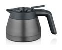 Karaffe (Anthrazit, Schwarz, Gebürsteter Stahl) TK5571 Thermokanne 