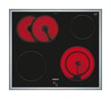 Siemens 60 cm Glaskeramik Kochfeld/Herdplatte 4 Zone(n) iQ300 EA64RGNA1E herdgebundenes f&uuml;r 298,96 Euro
