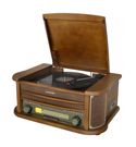 Soundmaster  NR560 Nostalgie Stereoanlage mit Plattenspieler (Holz) f&uuml;r 185,96 Euro