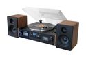 Soundmaster Heim-Audio-Mikrosystem DAB+, FM 12,5 W Bluetooth  PL920 EliteLine Plattenspieler Riemenantrieb (Schwarz, Holz) f&uuml;r 319,00 Euro