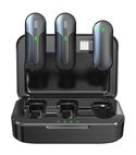 Technaxx  TX-301 Dual Wireless Mini Mikrofon Set (Schwarz) f&uuml;r 25,00 Euro
