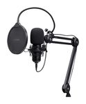 Trust Kabelgebunden Podcast-Mikrofon USB  GXT270 Emita II+ (Schwarz) f&uuml;r 77,96 Euro