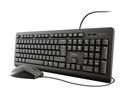 Büro Tastatur USB  Primo (Schwarz) 