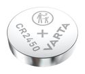 Batterien Knopfzelle CR2450, 1 Stück, Lithium Coin, 3V, kindersichere Verpackung, für elektronische Kleingeräte - Autoschlüssel, Fernbedienungen, Waagen 