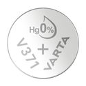Batterien V371/SR69 Knopfzelle, 1 Stück, Silver Coin, 1,55V, für elektronische Kleingeräte - Uhren, Autoschlüssel, Fernbedienungen, Waagen, Made in Germany 