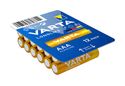 AAA Alkali 1,5 V 12 Stück  Longlife Batterie (Blau/Gelb) 