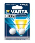 Varta CR2450 Lithium 2 Stück  Lithium Coin Knopfzelle (Silber) f&uuml;r 8,99 Euro