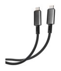 Vivanco 10 Gbit/s Stecker Rundkabel USB C auf USB C bis 100 W 0,5 m  64010 (Schwarz) f&uuml;r 9,96 Euro