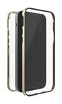 Cover für Apple iPhone 14  360° Glass (Gold, Transparent) 