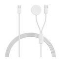 0,48 Gbit/s Stecker Rundkabel USB C auf bis 100 W 1,5 m  220380 (Weiß) 