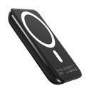 XLayer 5000 mAh Powerbank USB Typ-C Kabelloses Laden  Magfix Pro (Schwarz) f&uuml;r 11,96 Euro