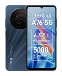 ZTE 128 GB 5G Smartphone 17,1 cm (6.75 Zoll) Android 50 MP Einzelne Kamera Kamera Dual Sim WiFi 5 (Stardust Black) Blade A76 f&uuml;r 124,96 Euro